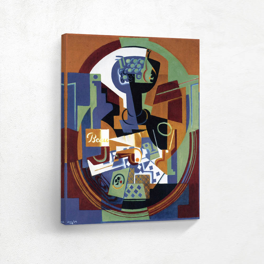 Compotier and playing cards,