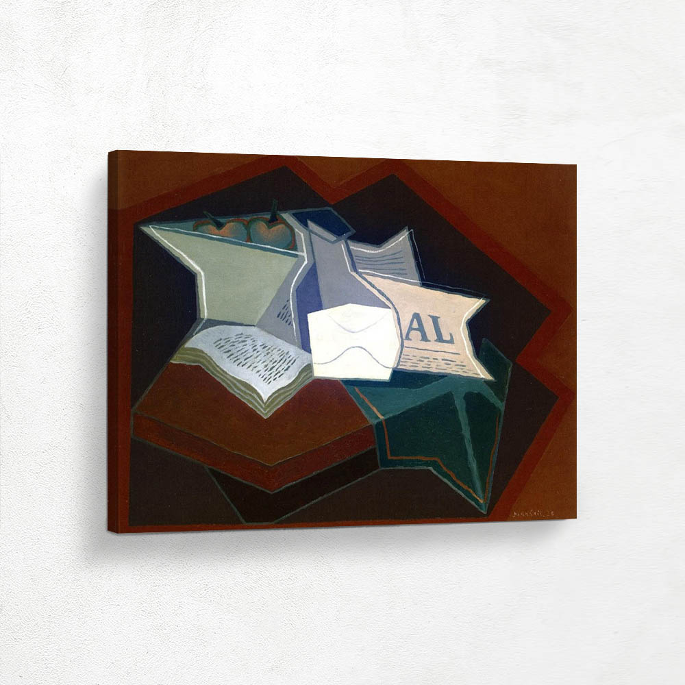 Carafe and Open Book