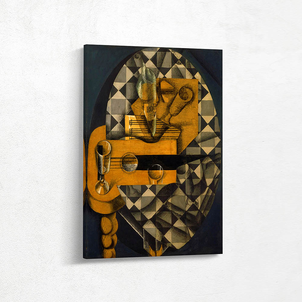 The guitar and the glasses