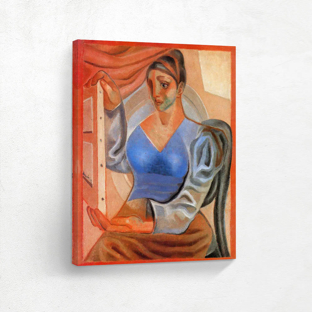 Woman with a painting