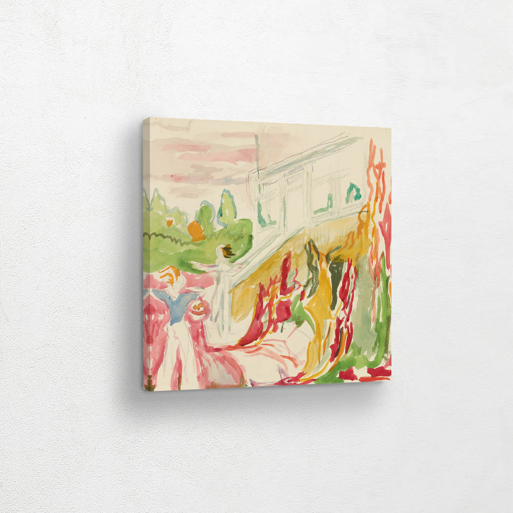 Meeting at the porch