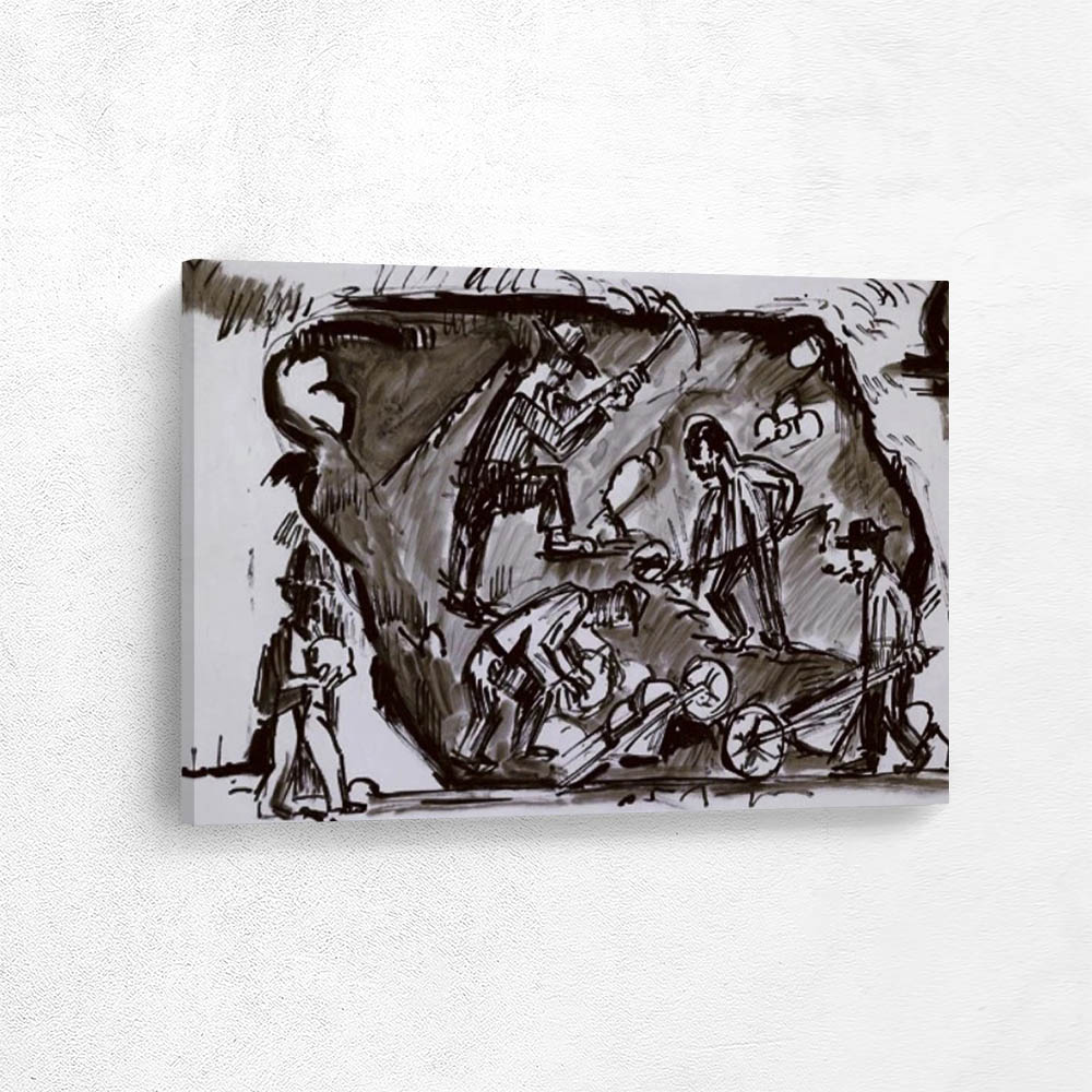 Gravel mining in the Wildboden gravel pit, Davos