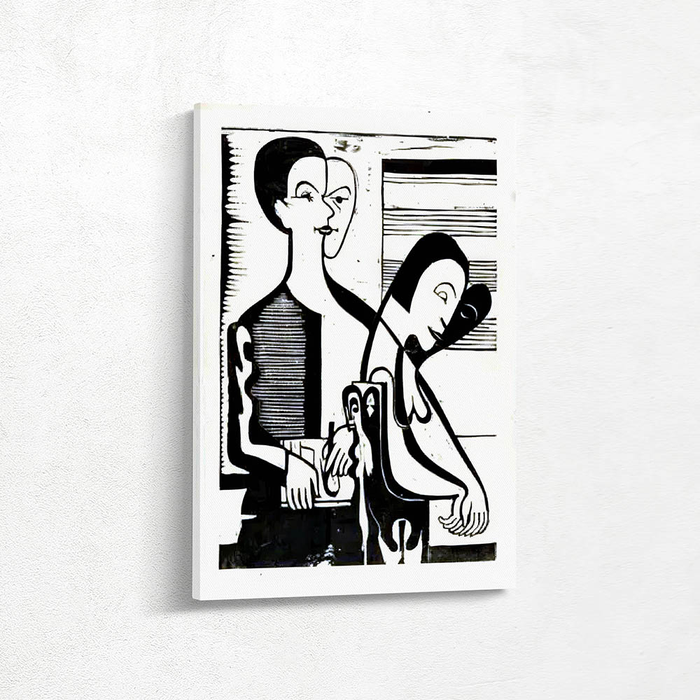 Self-portrait with Erna