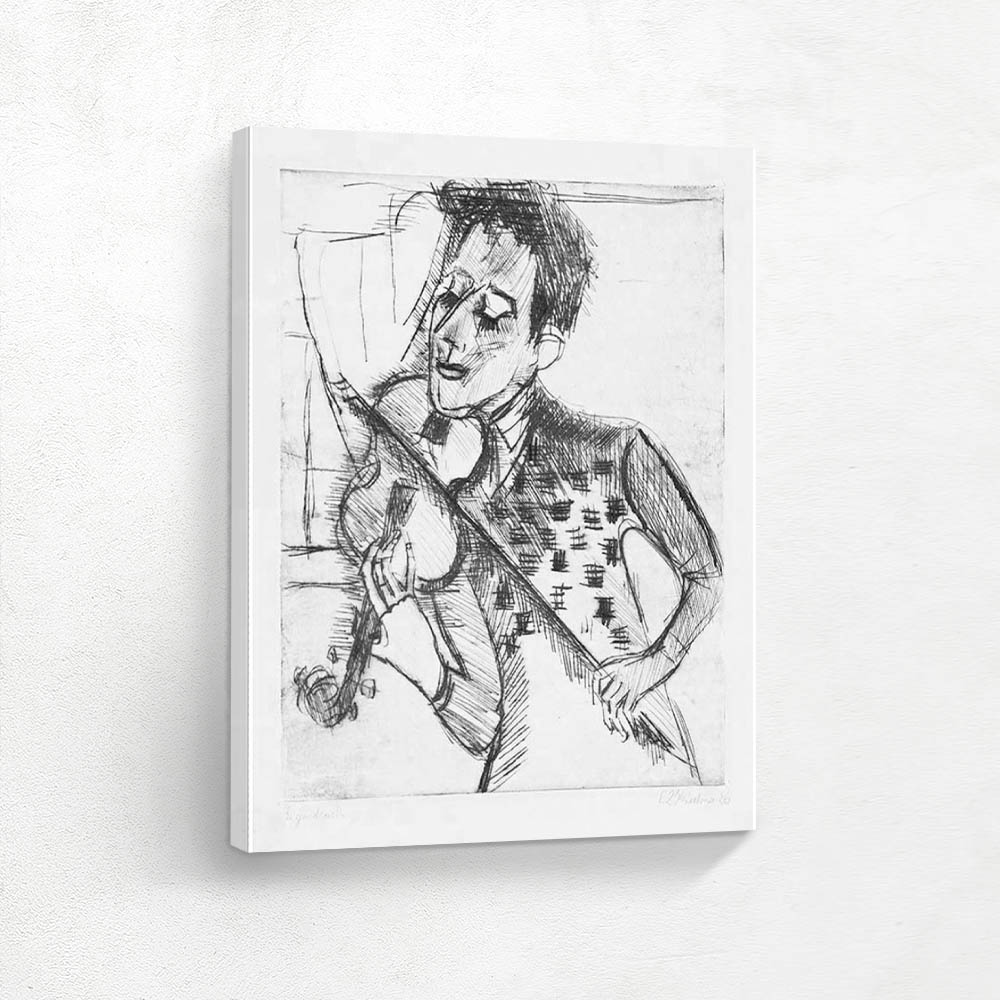 The violinist Gustav Häusermann