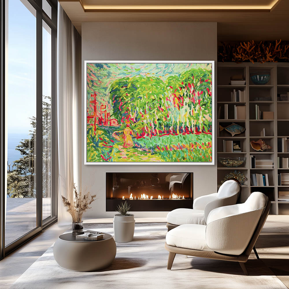 A Woman in a Birch Wood - Image 4