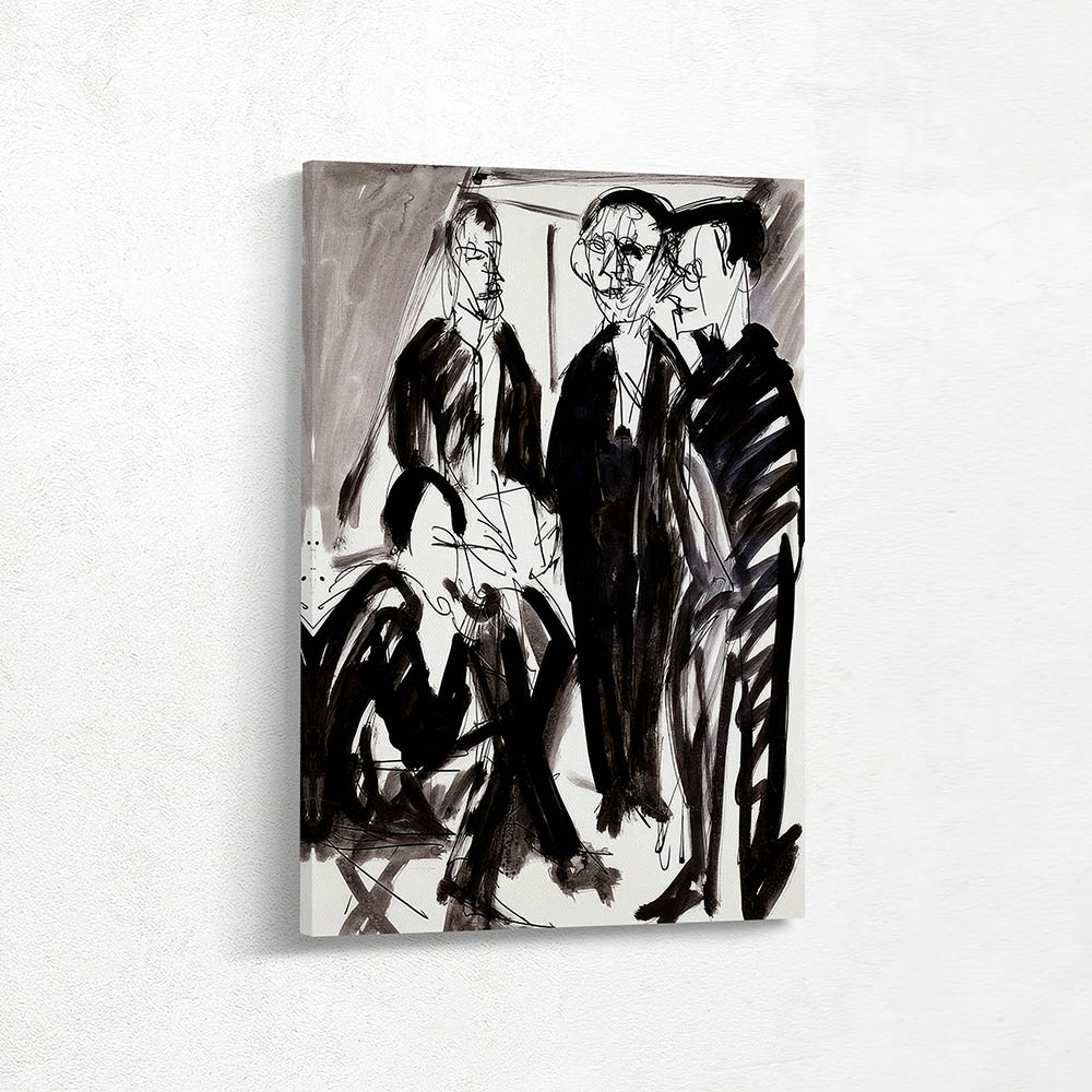 Artist and Die Brucke (The Bridge) group in Dresden