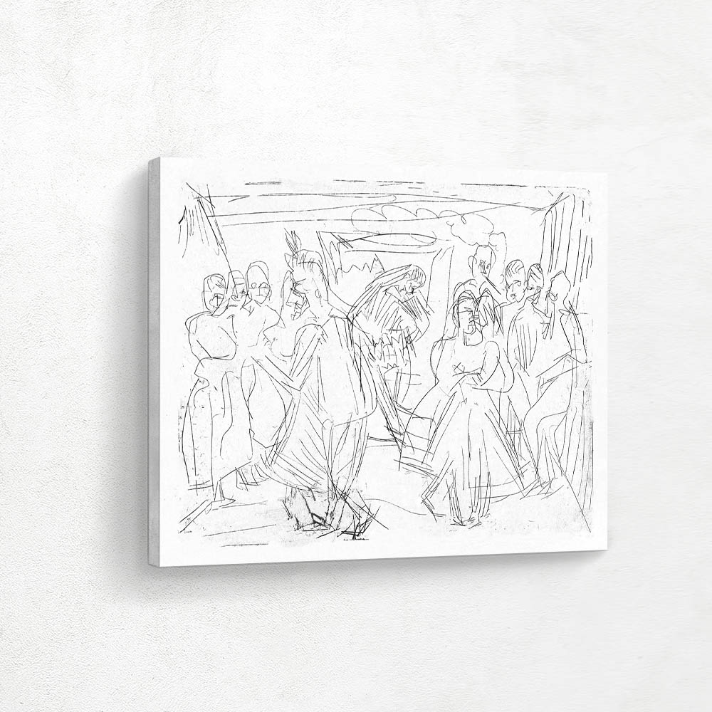 Bauerntanz in der Sennhütte