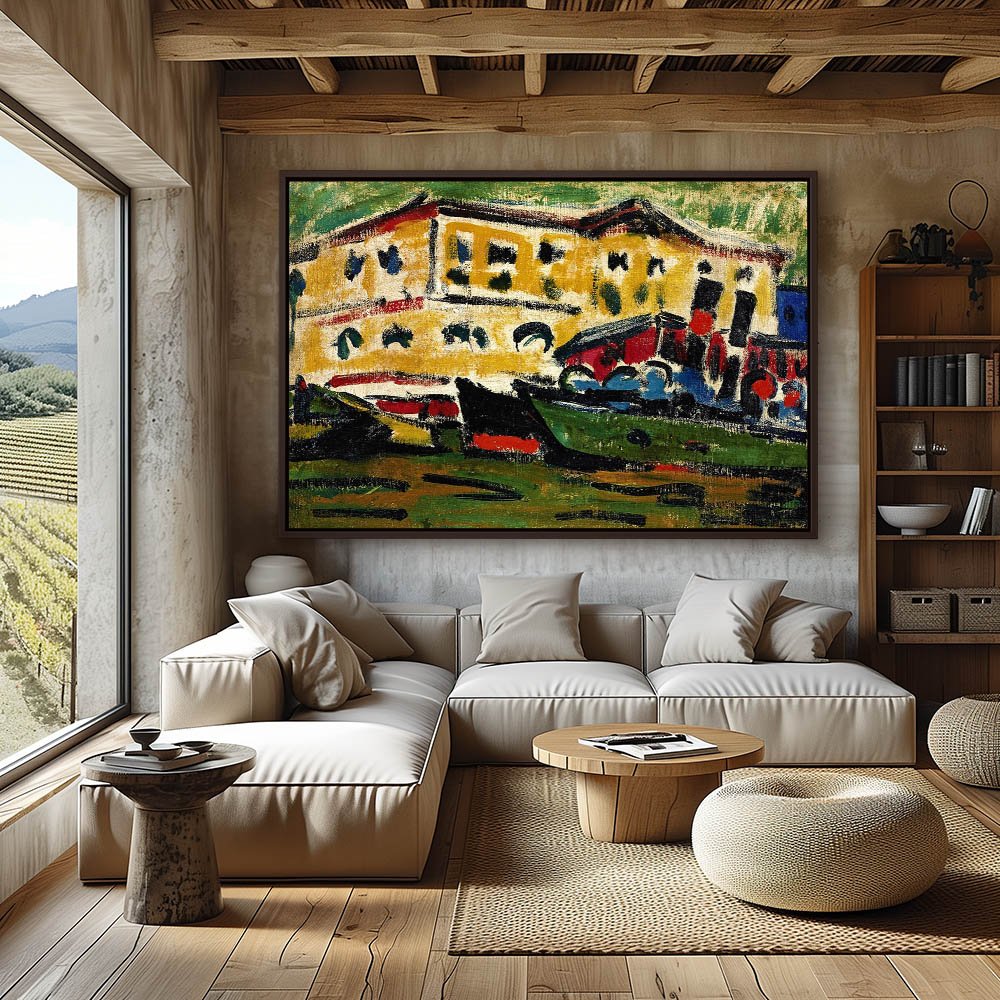Beetle crushers against yellow houses - Image 3