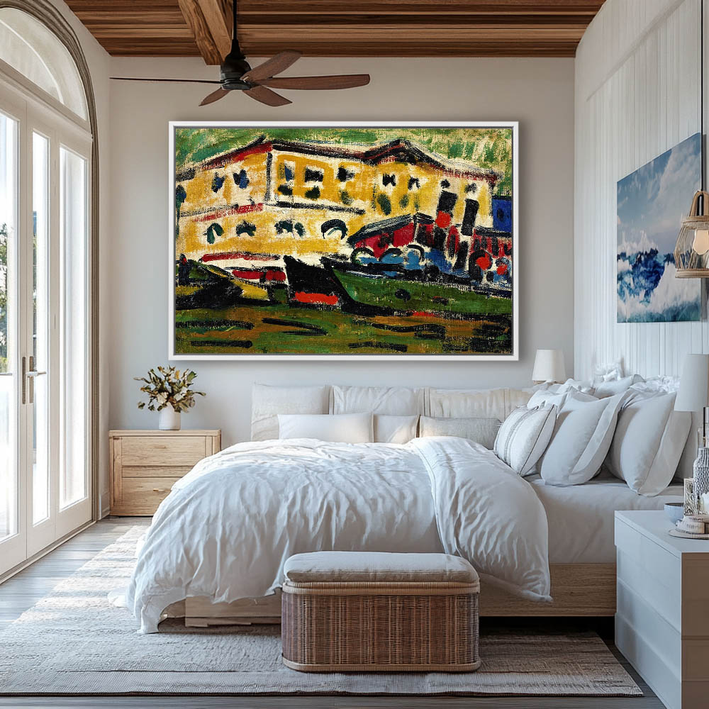 Beetle crushers against yellow houses - Image 4