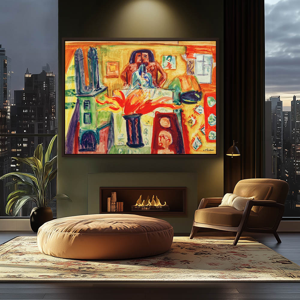Interior with tulips - Image 3