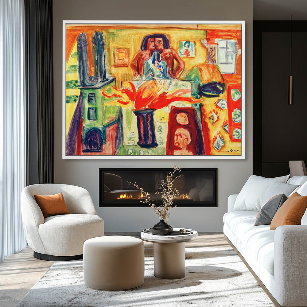 Interior with tulips - Image 4