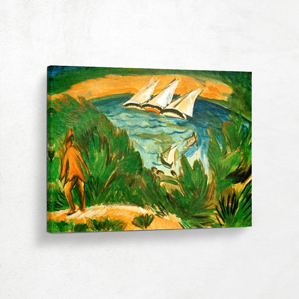 Sailboats in the storm Sailboats in the storm