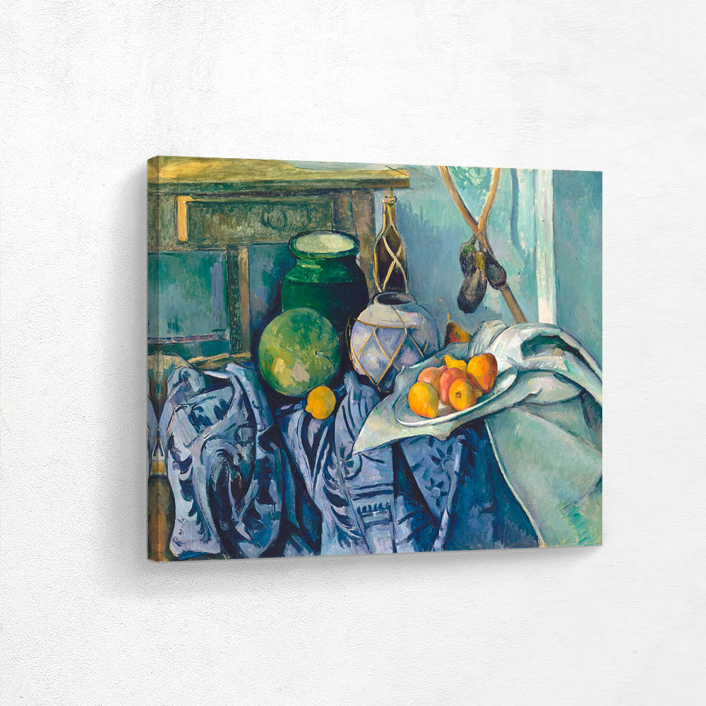 Still Life with a Ginger Jar and Eggplants