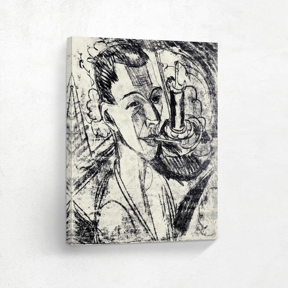 Self-Portrait with Cigarette