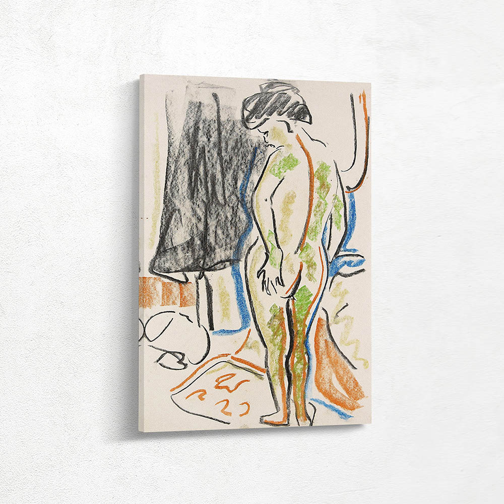 Stehender weiblicher Akt