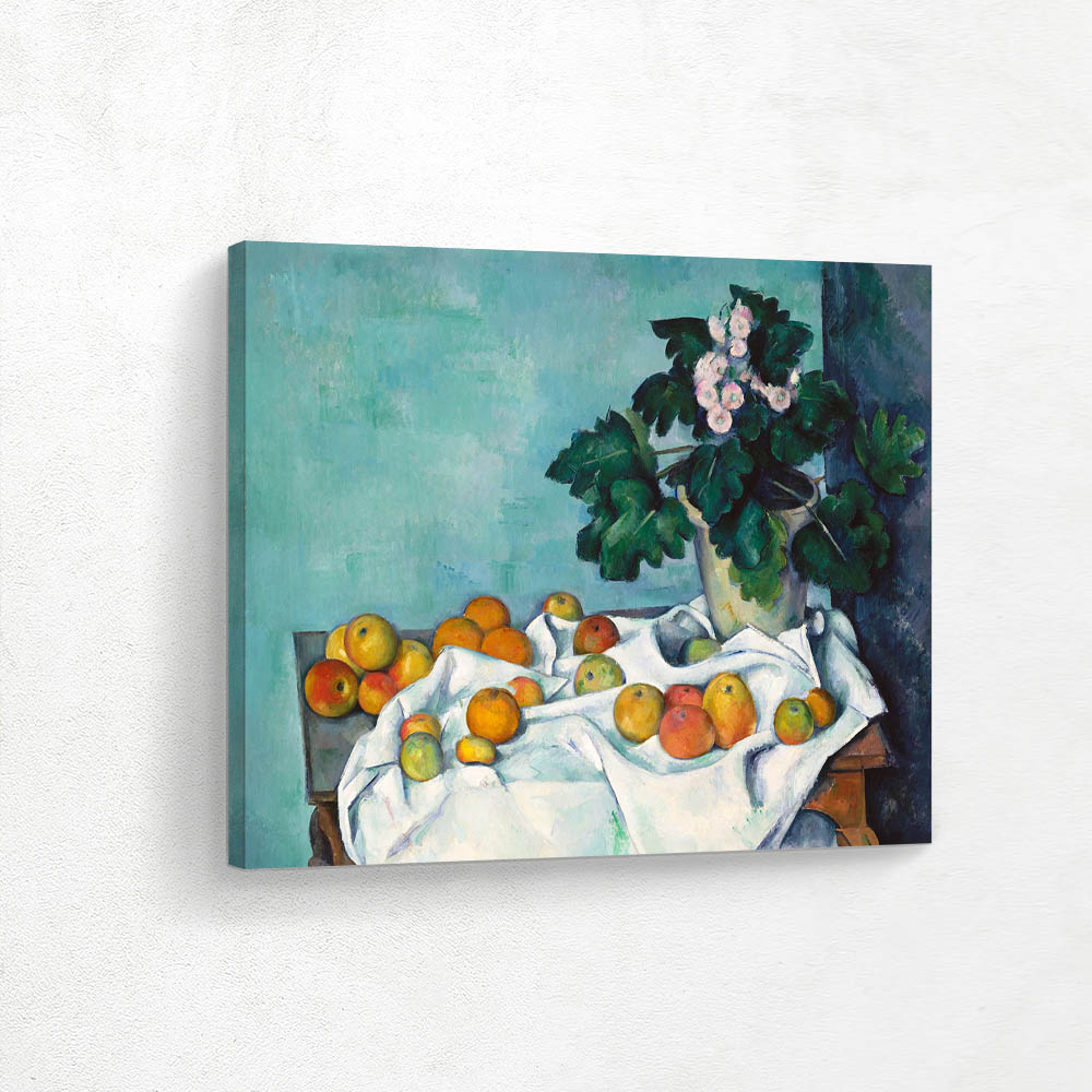 Still Life with Apples and a Pot of Primroses (ca. 1890)