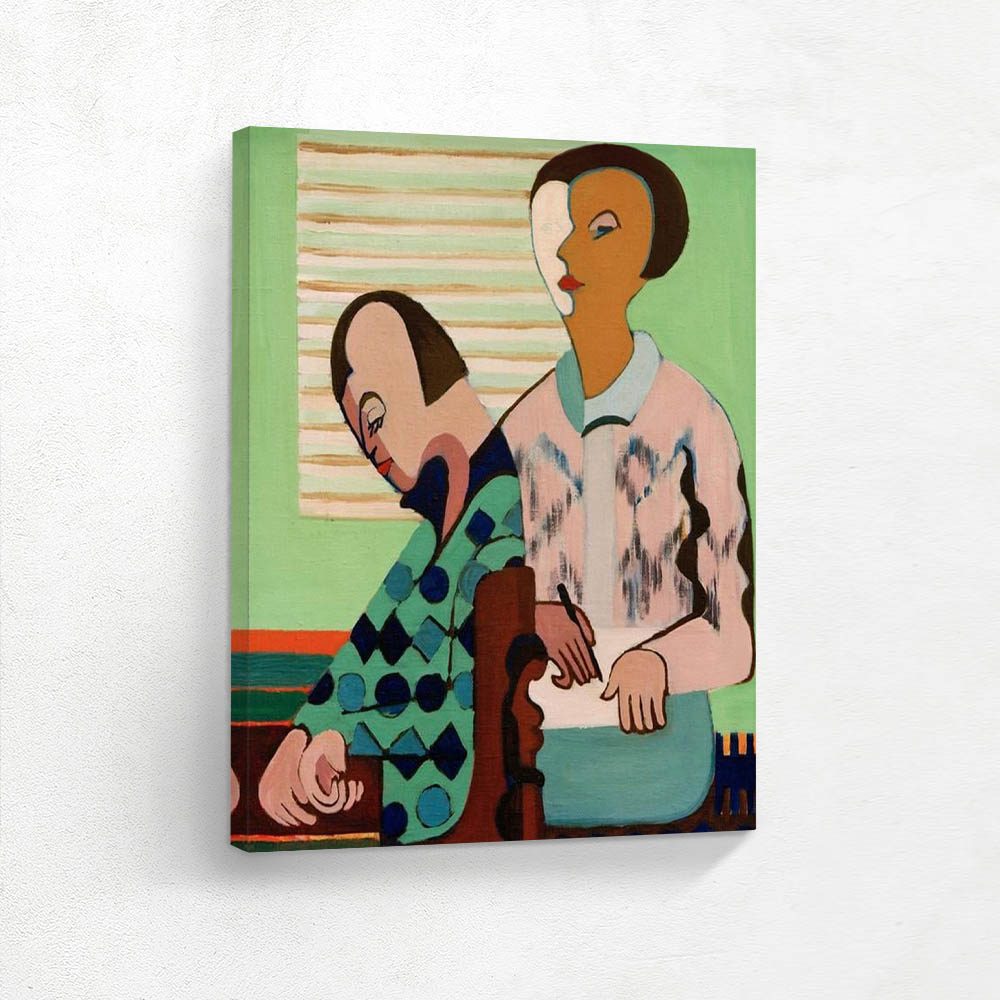 The couple. Self-Portrait with Erna