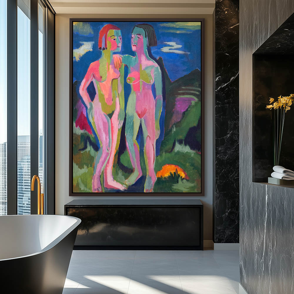 Two female nudes in landscape - Image 3
