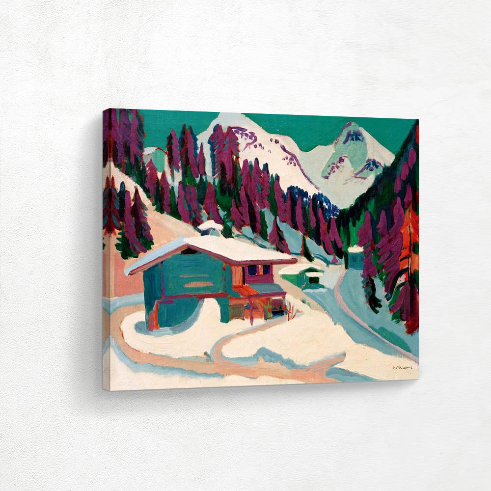 Wild ground in the snow