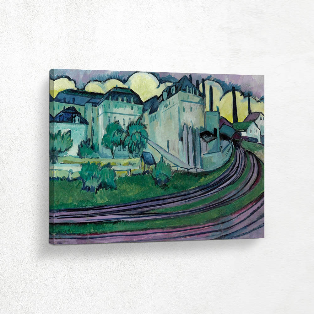 Bahnhofseinfahrt, Bahnhof Löbtau (Löbtau Train Station)