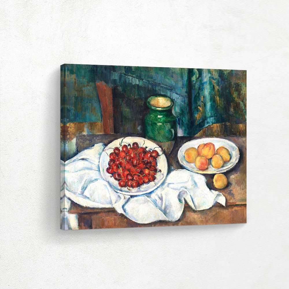 Still Life With Cherries And Peaches