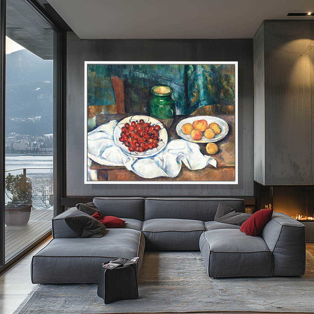 Still Life With Cherries And Peaches - Image 4