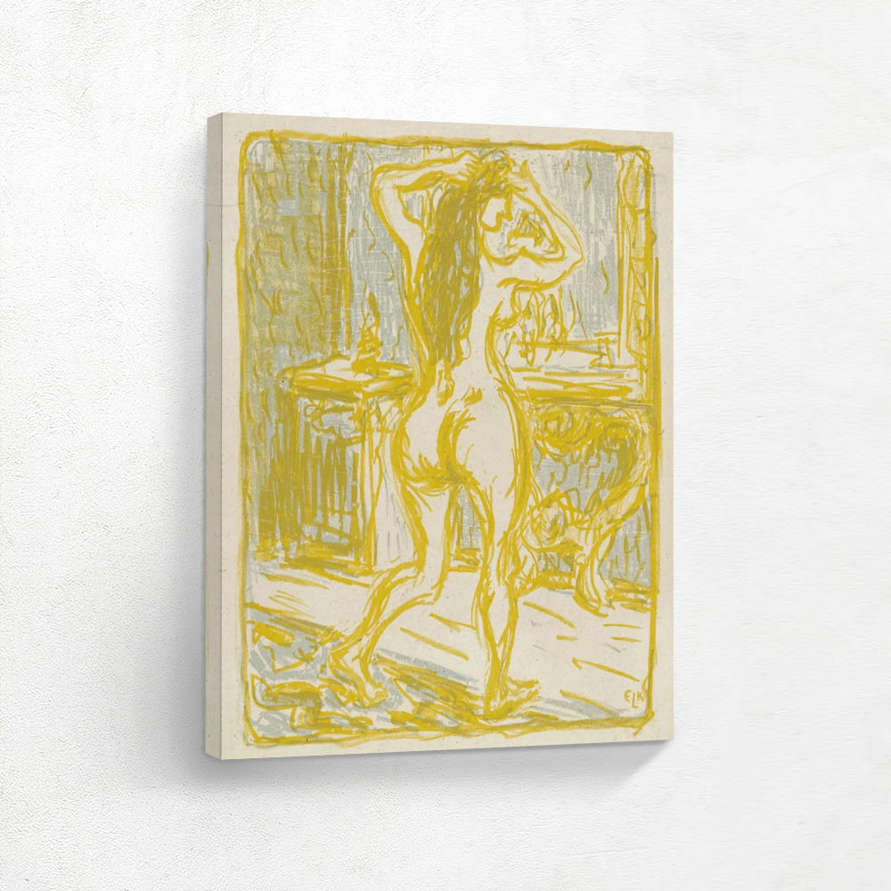 Girl before a mirror