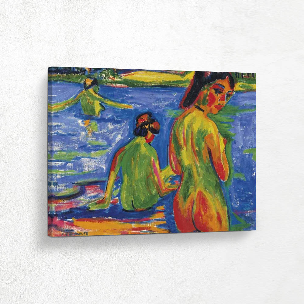 Girls Bathing in the Lake, Moritzburg
