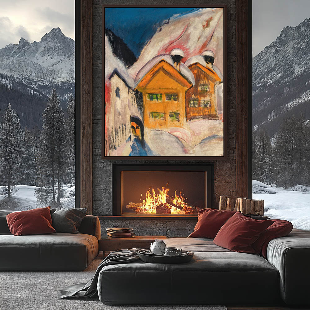 Houses in the Snow - Image 3