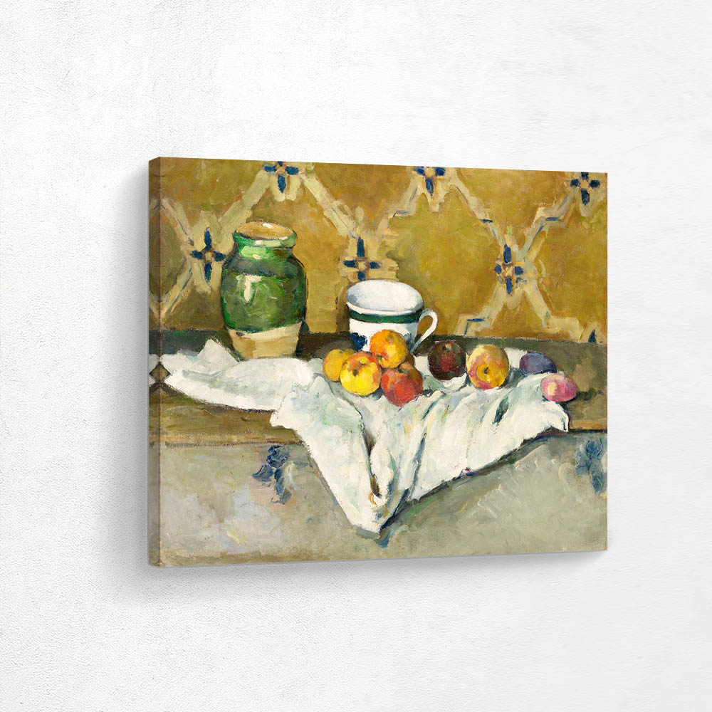 Still Life with Jar, Cup, and Apples