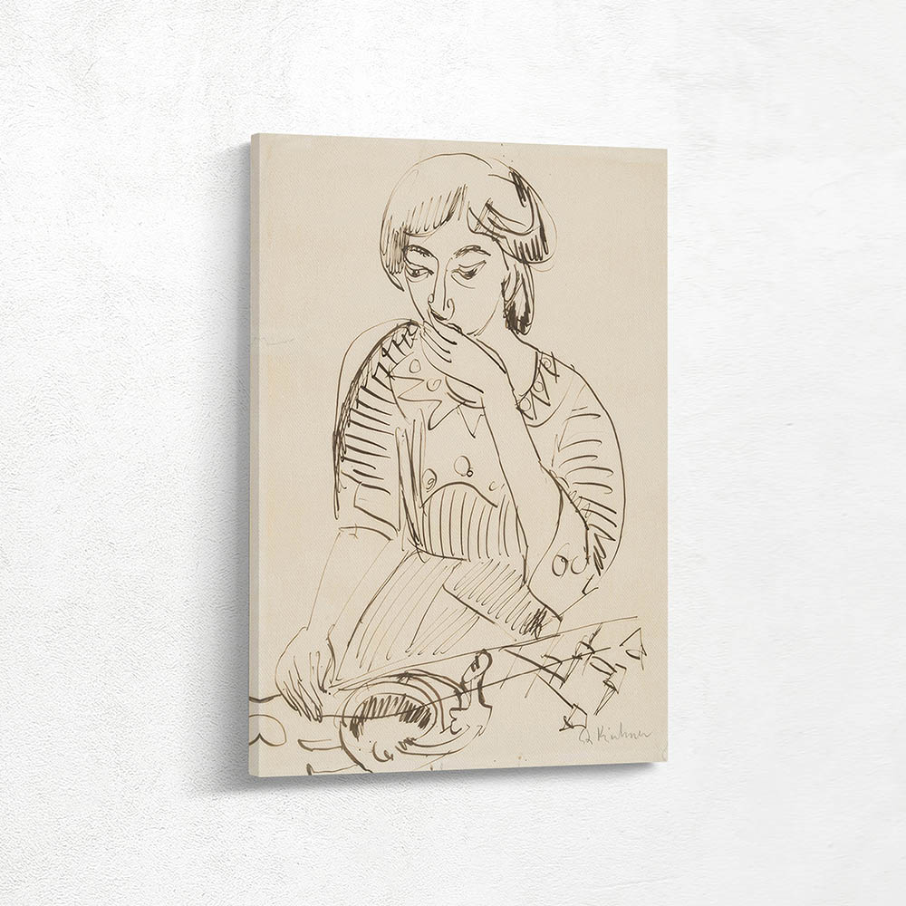 Seated Girl at a Table