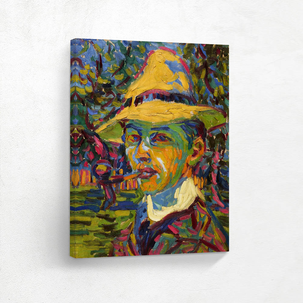 Self-Portrait with a Pipe
