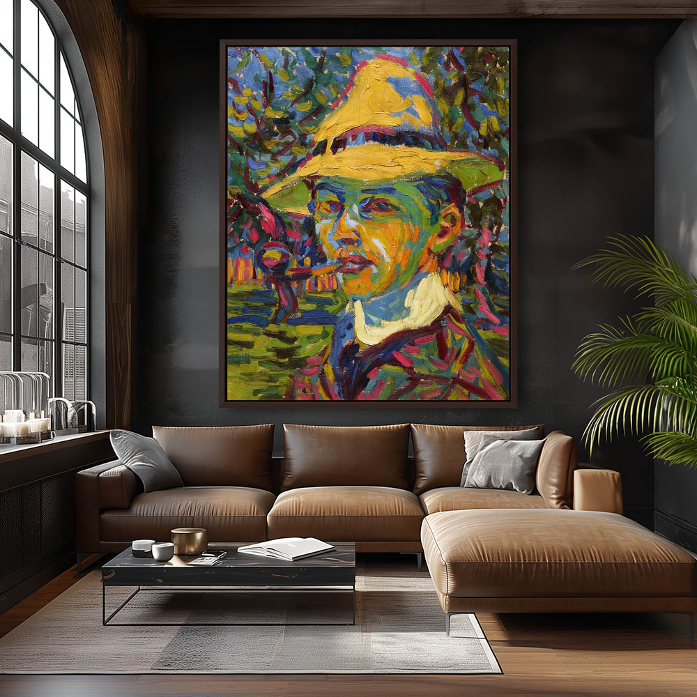 Self-Portrait with a Pipe - Image 3