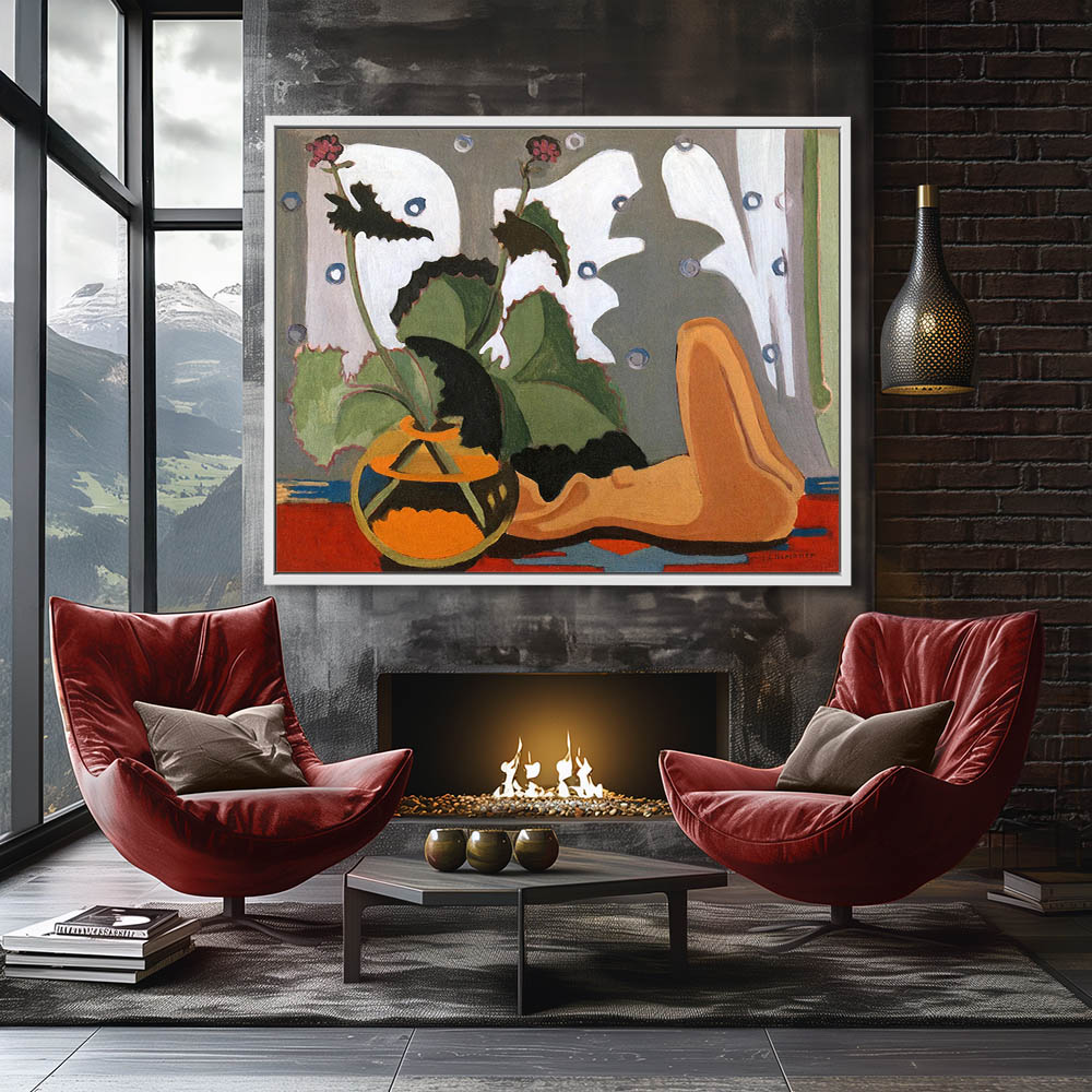 Still-life with sculpture in front of the window - Image 4