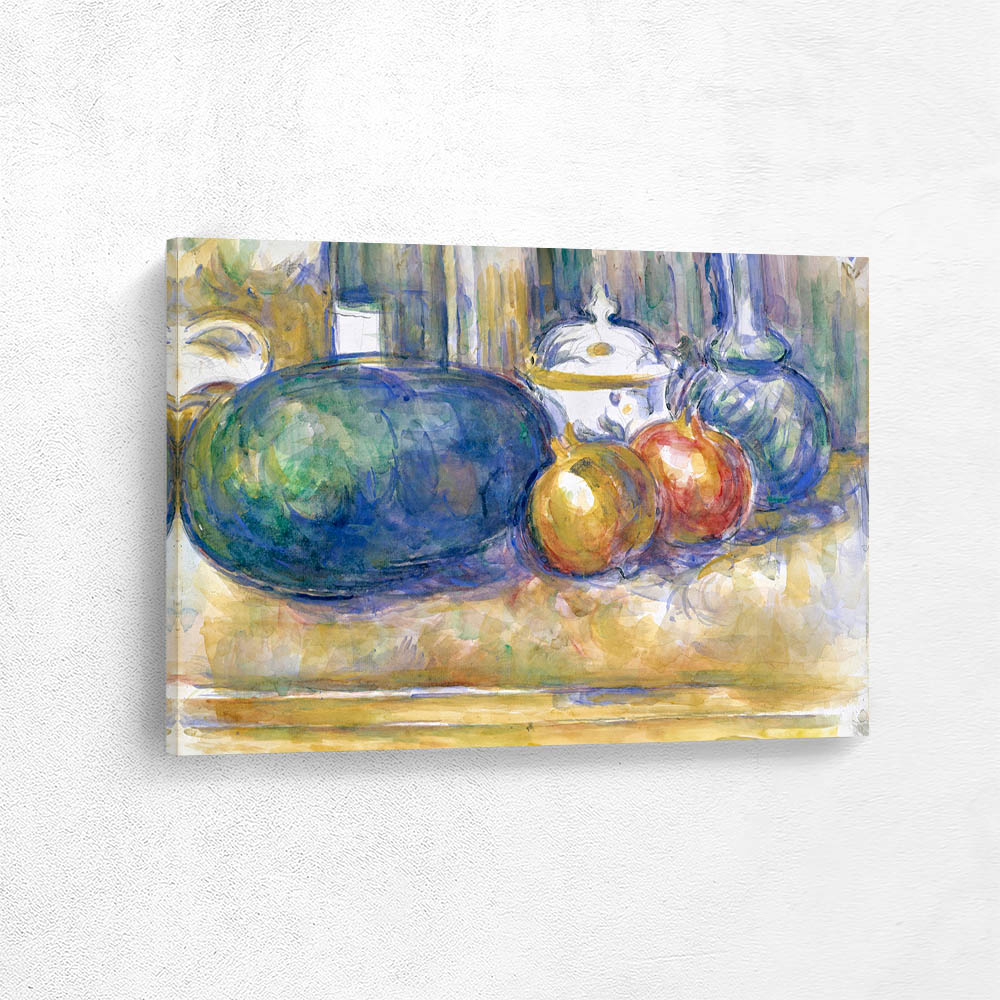 Still Life with a Watermelon and Pomegranates