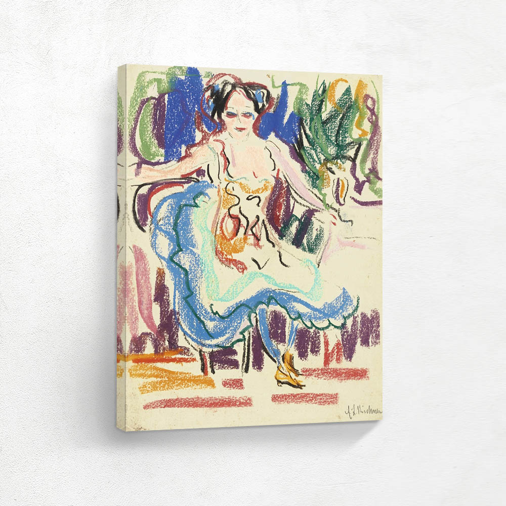 DANCER IN AN ARMCHAIR DANCER IN AN ARMCHAIR