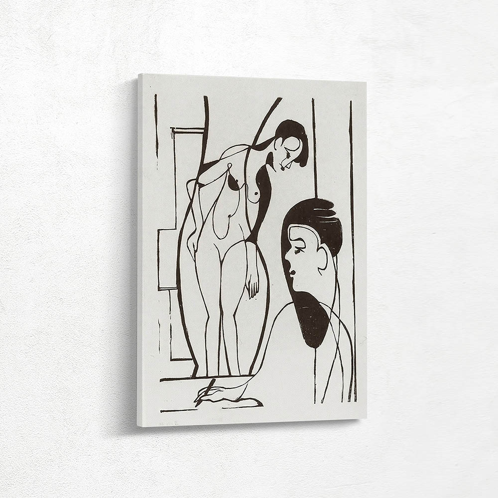 The artist and the model