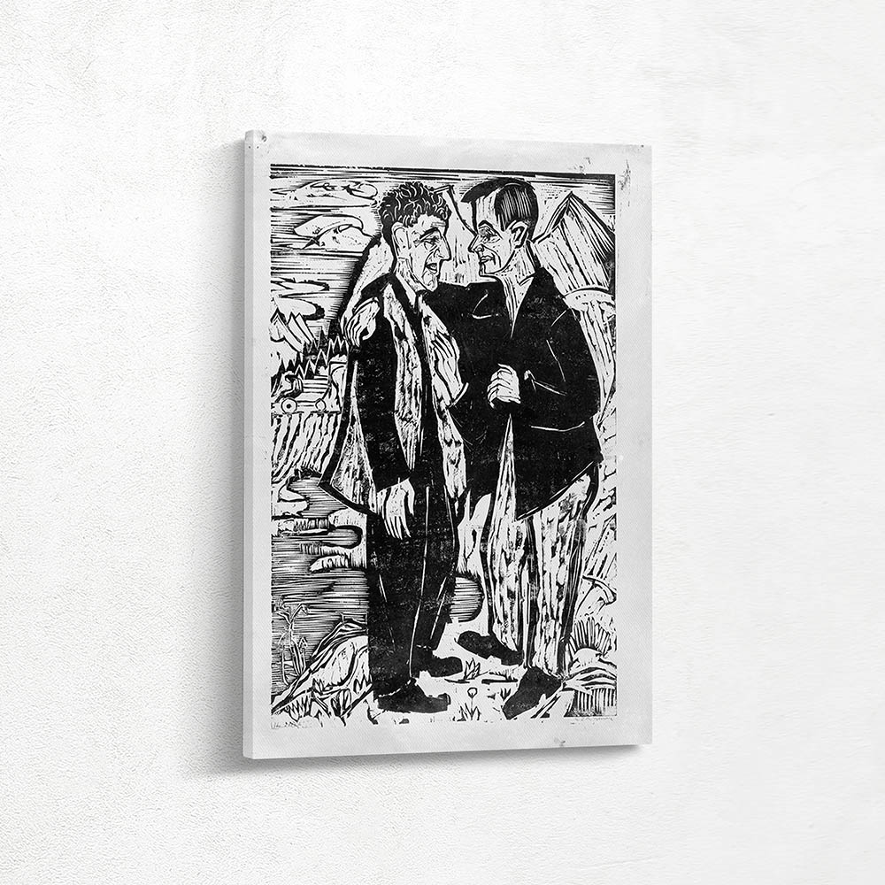 The friends (Albert Müller and Hermann Scherer)