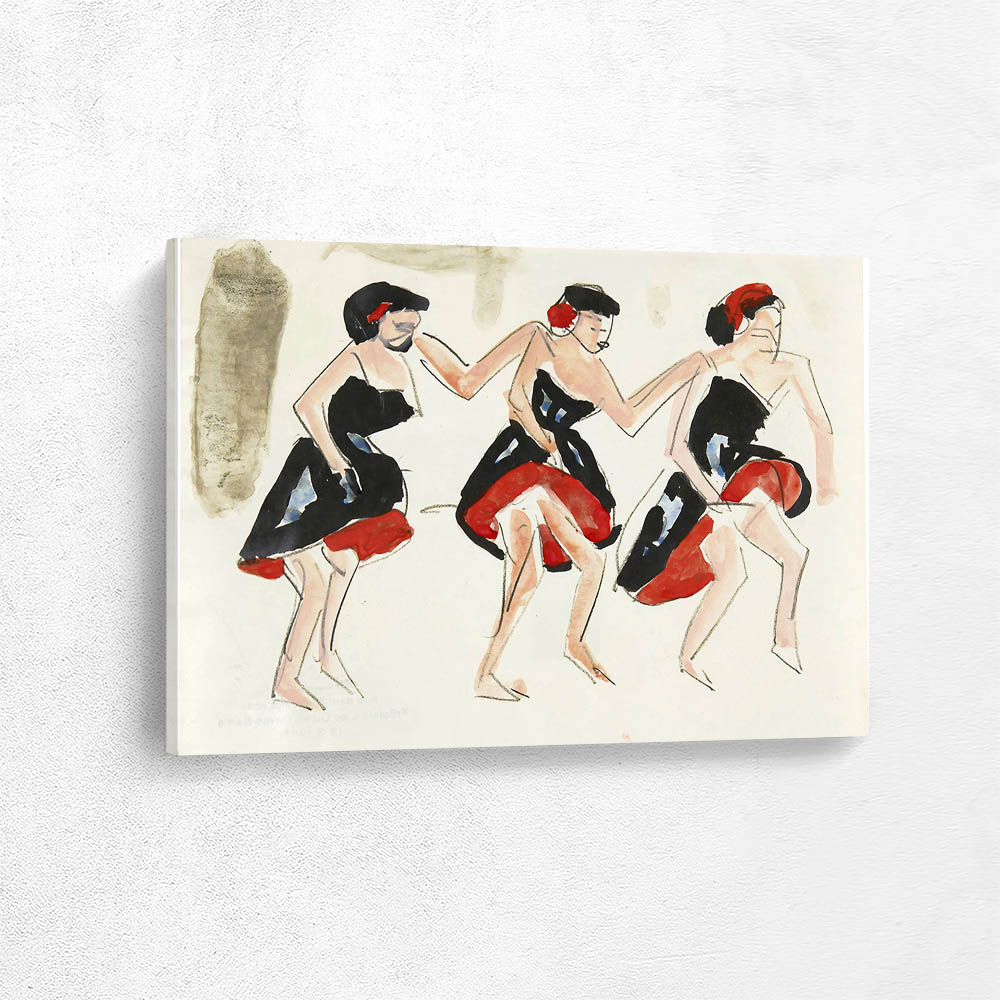 Three dancers