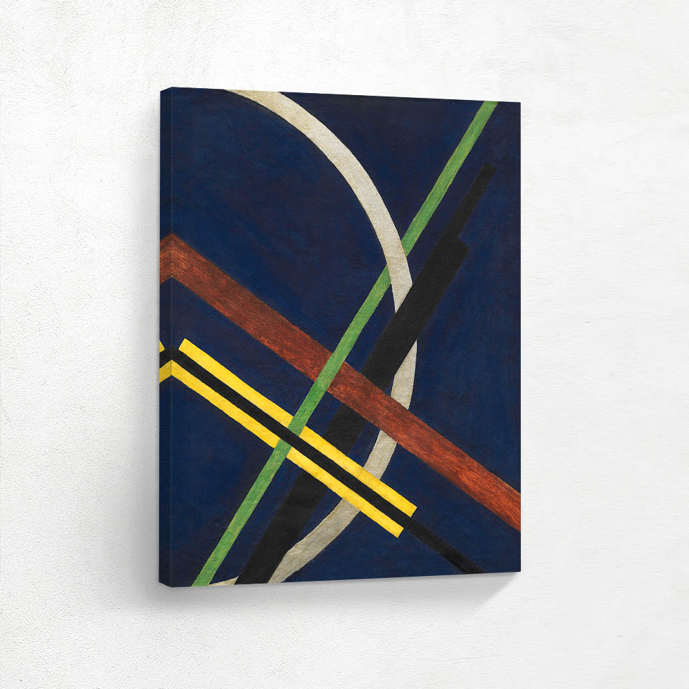 Construction on a Blue ground