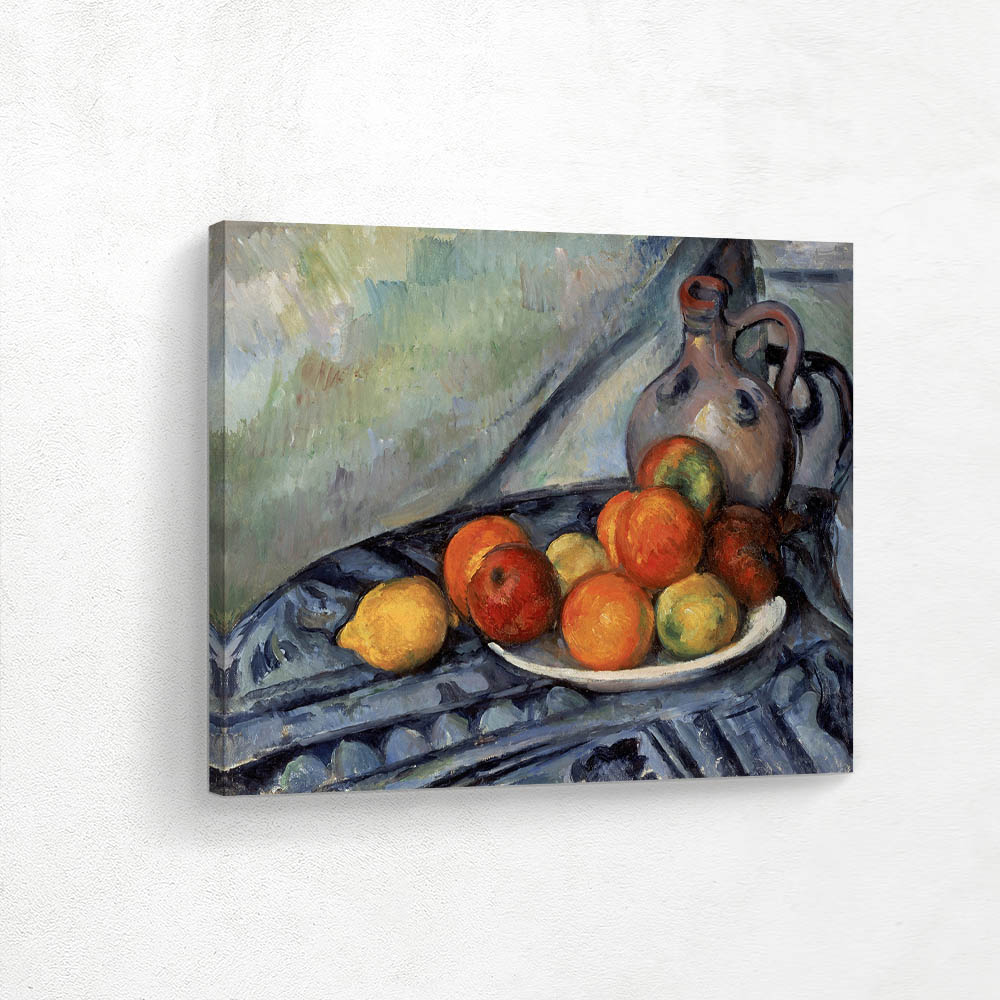 Fruit and a Jug on a Table