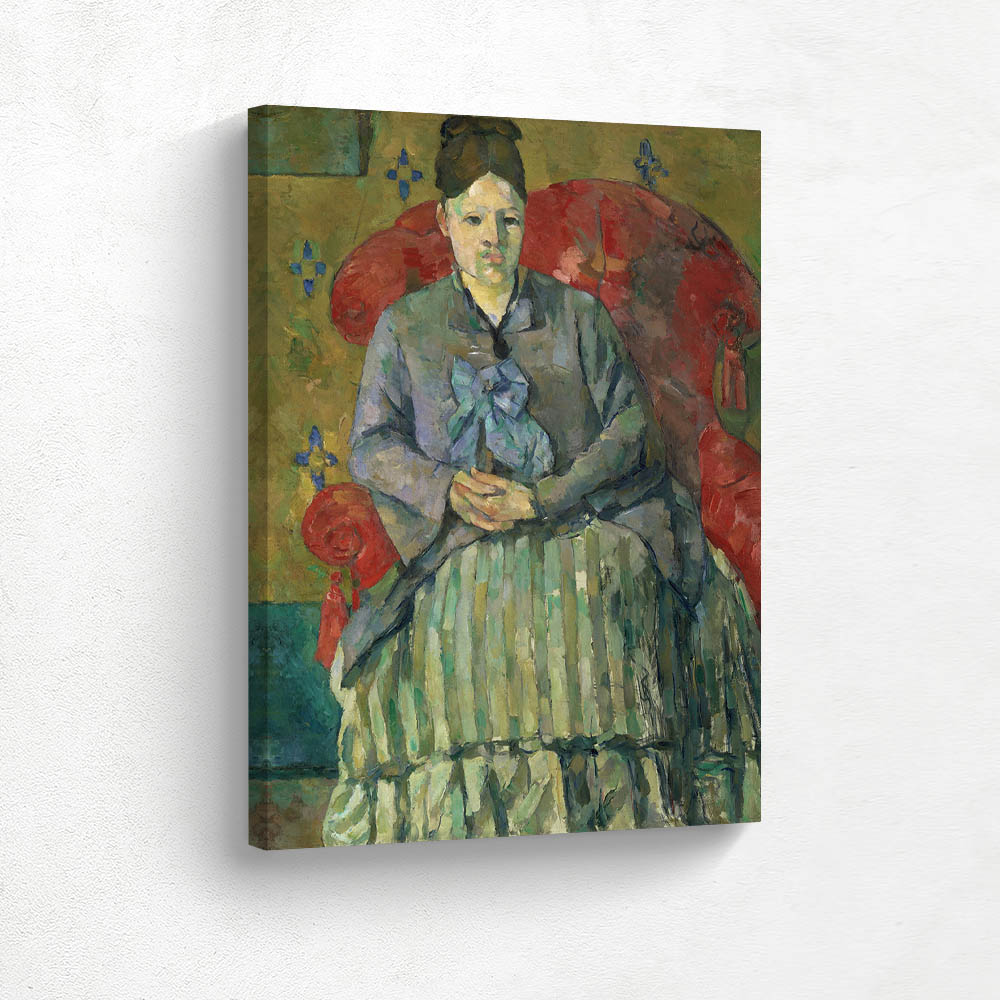 Madame Cézanne in a Red Armchair