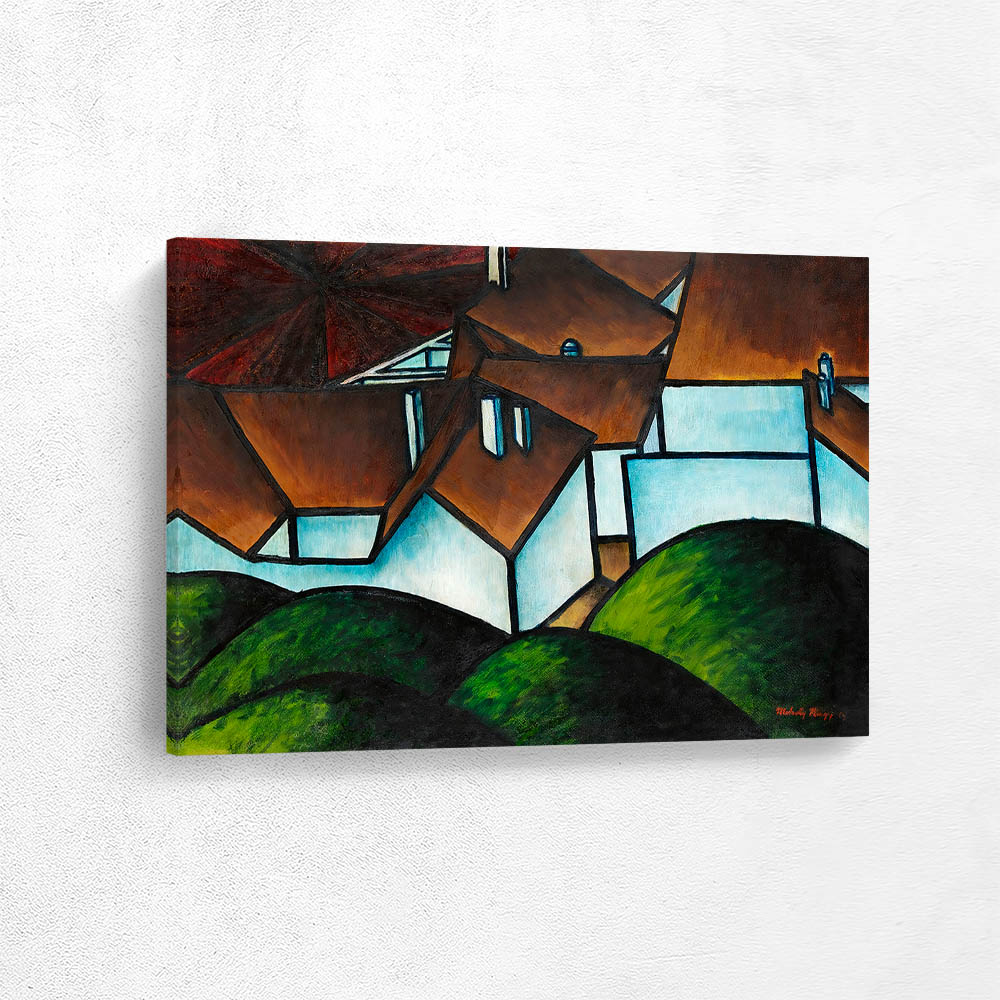 Landscape with houses