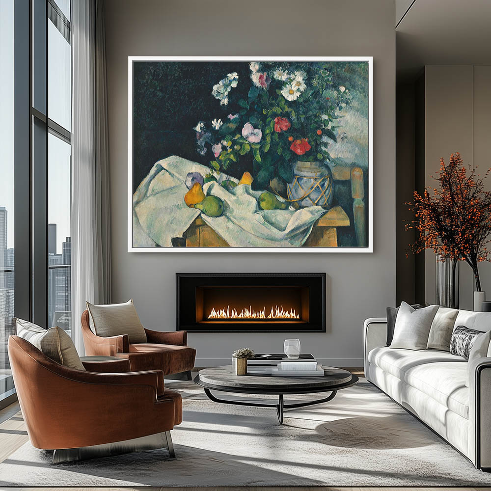 Still Life with Flowers and Fruit - Image 4