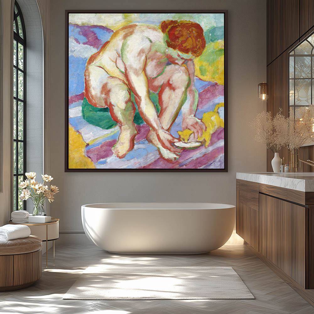 Nude with a cat - Image 3