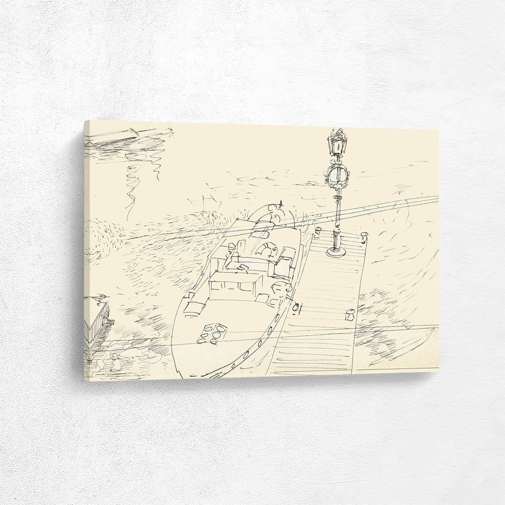 Boat Moored at a Jetty