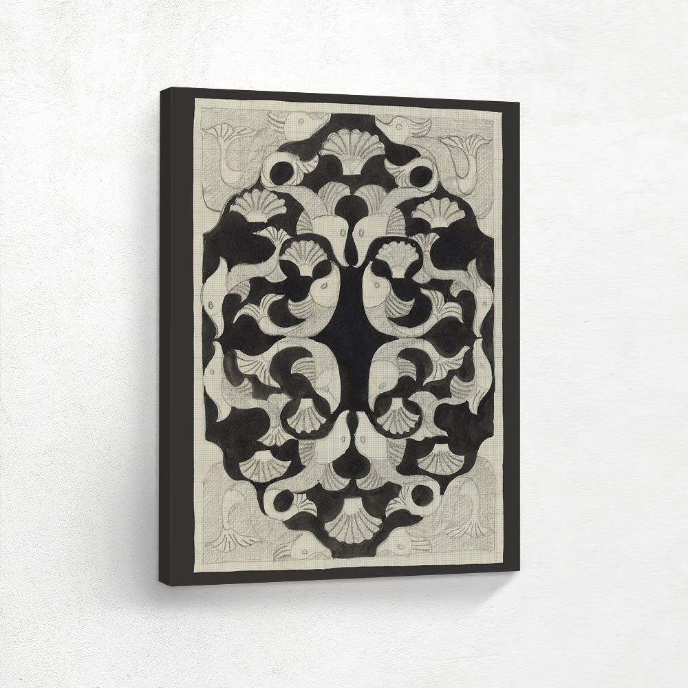 Decorative Design with Fish