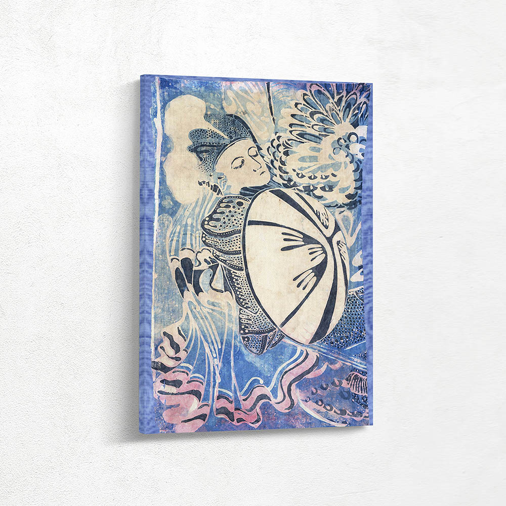 Fragment of battiked textiles