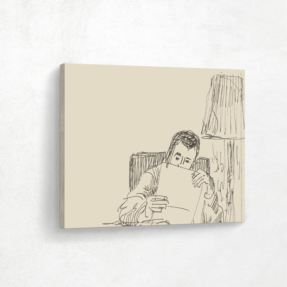 Reading Man in an Armchair