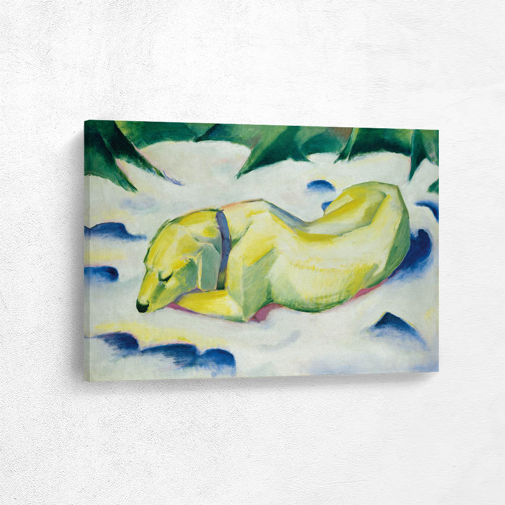 Dog Lying in the Snow